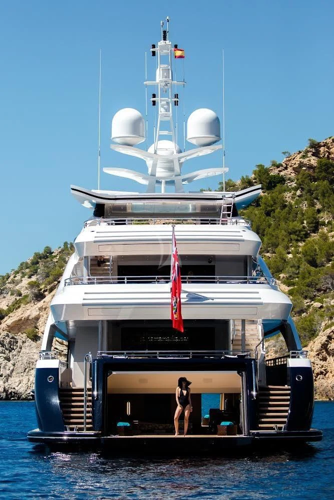 a boat on the water aboard JULIA Yacht for Sale