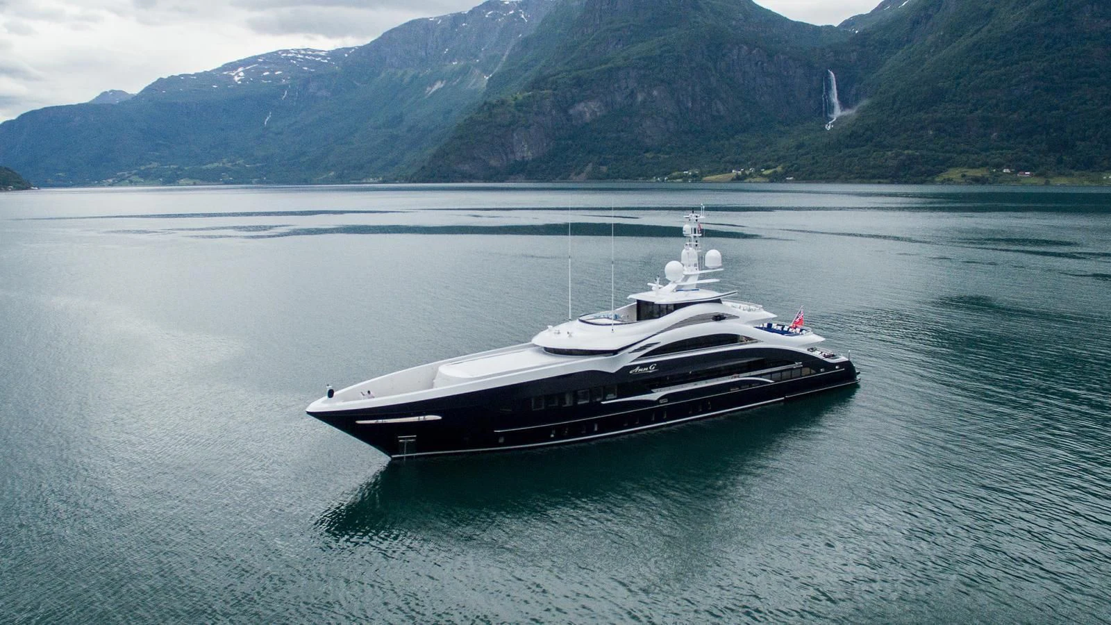 a boat in the water aboard JULIA Yacht for Sale