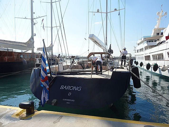 a boat with people on it aboard BARONG D Yacht for Sale