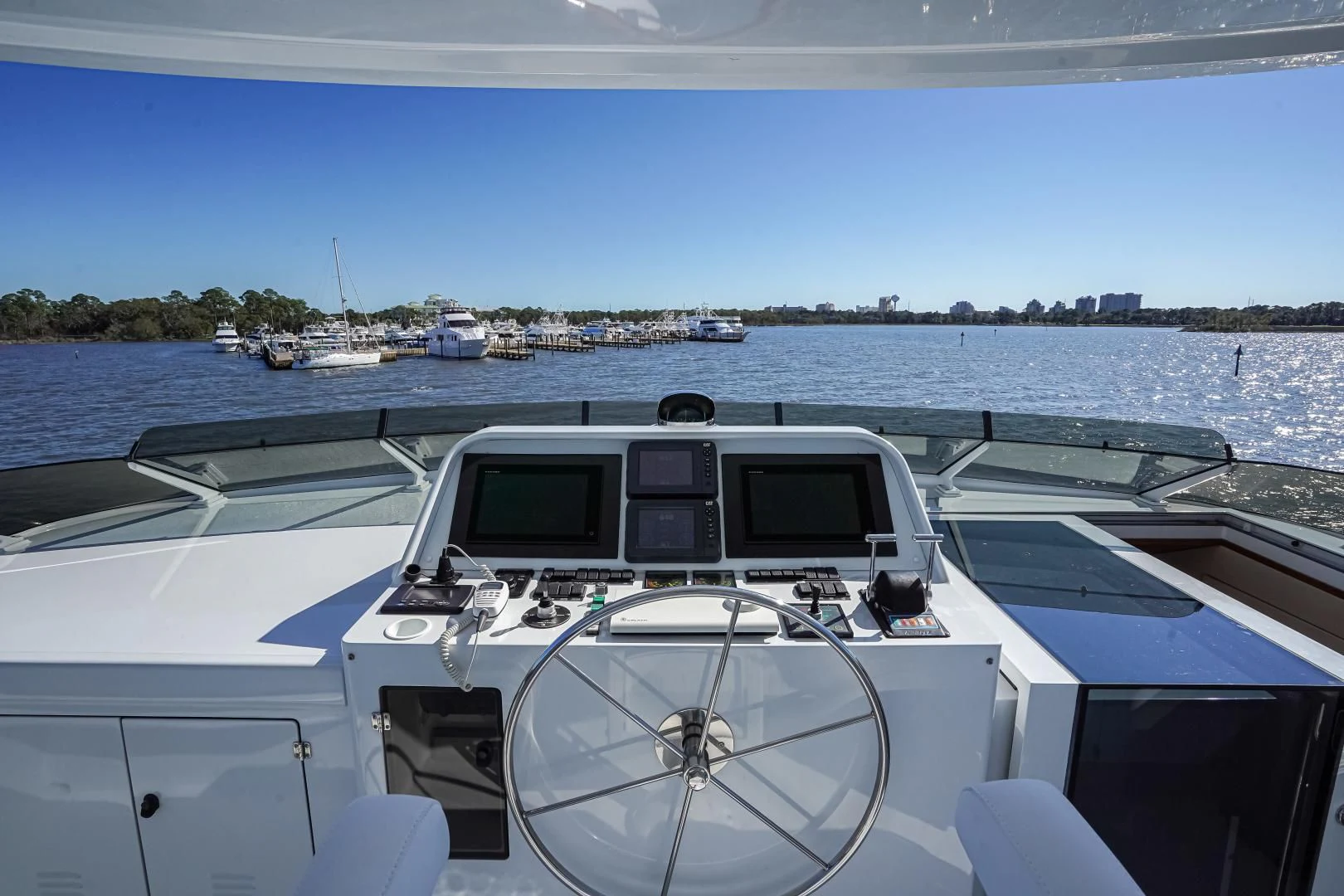 a boat on the water aboard CHECKERS Yacht for Sale