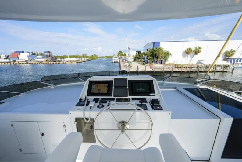 a boat on the water aboard CHECKERS Yacht for Sale