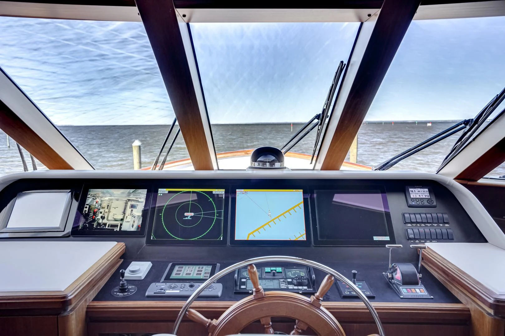 inside of a boat aboard CHECKERS Yacht for Sale