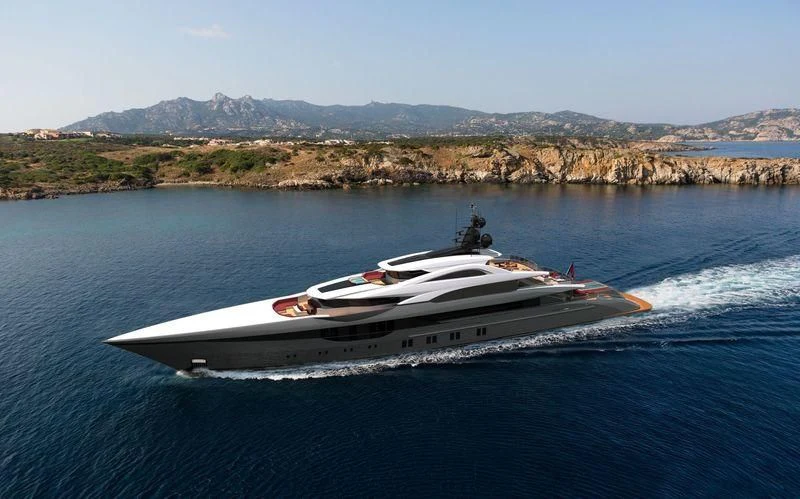 a boat on the water aboard AL REEM Yacht for Sale