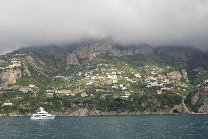 a boat on the water aboard CV-9 Yacht for Sale