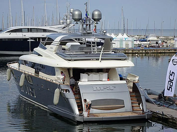 a boat with people on it aboard M&A'S Yacht for Sale