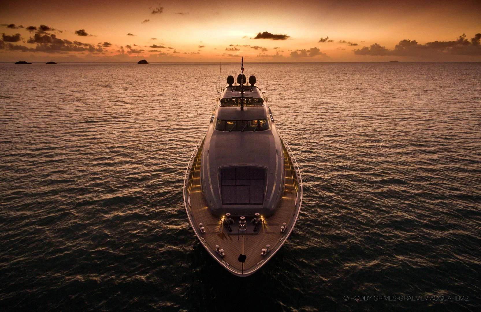 a boat in the water aboard AQUANOVA Yacht for Sale