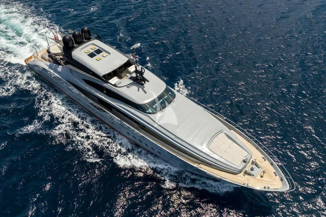 a boat on the water aboard AQUANOVA Yacht for Sale