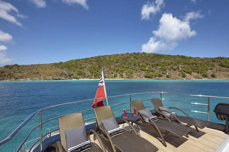 a boat on the water aboard AQUANOVA Yacht for Sale