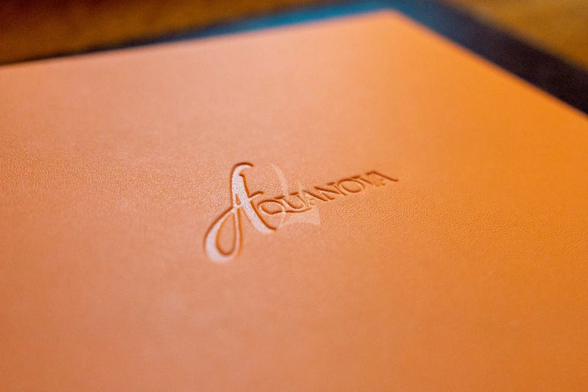 a drawing on a person's skin aboard AQUANOVA Yacht for Sale