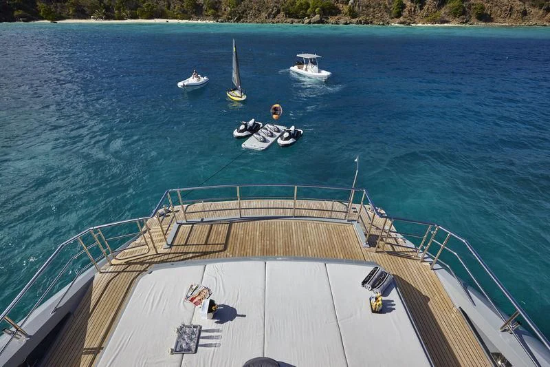 a boat on the water aboard AQUANOVA Yacht for Sale