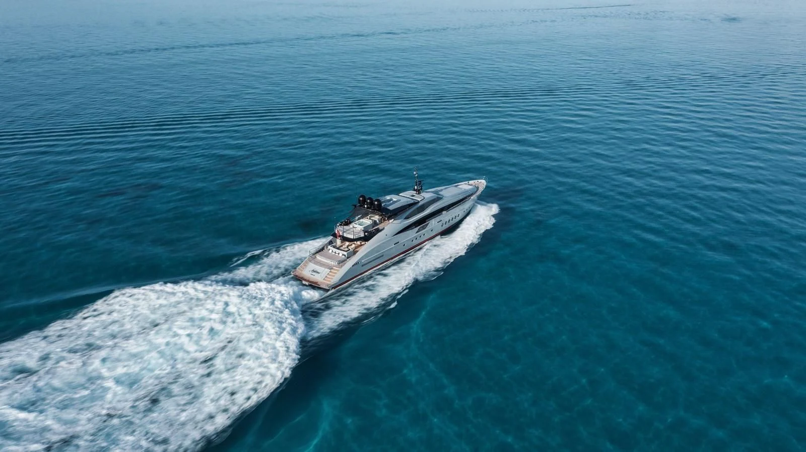 a boat in the water aboard AQUANOVA Yacht for Sale