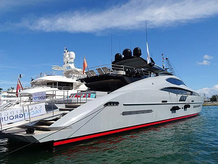 a couple of boats in the water aboard AQUANOVA Yacht for Sale