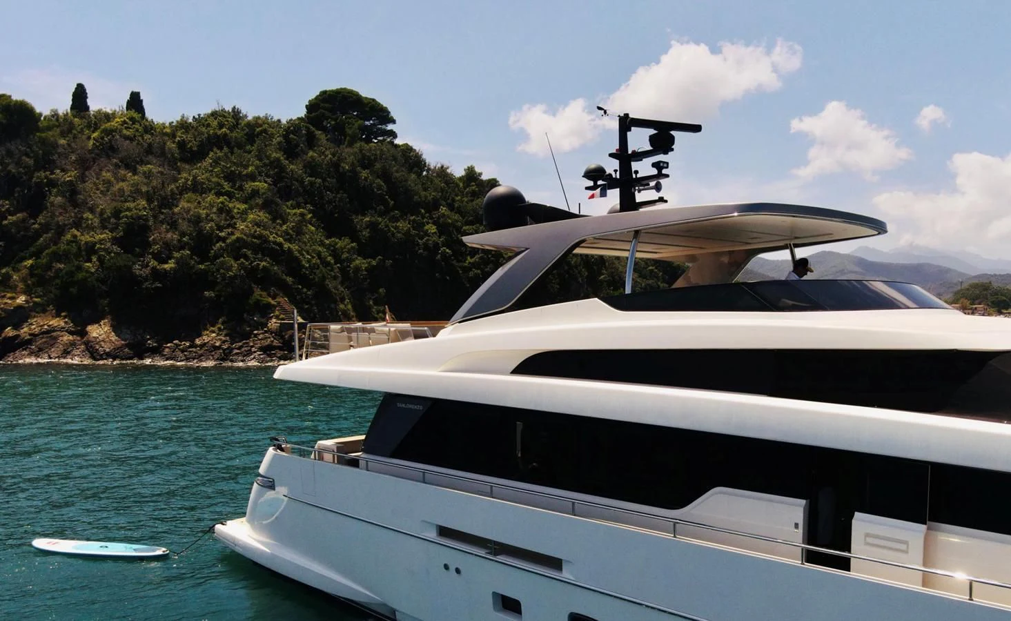 a boat on the water aboard MUMA Yacht for Sale
