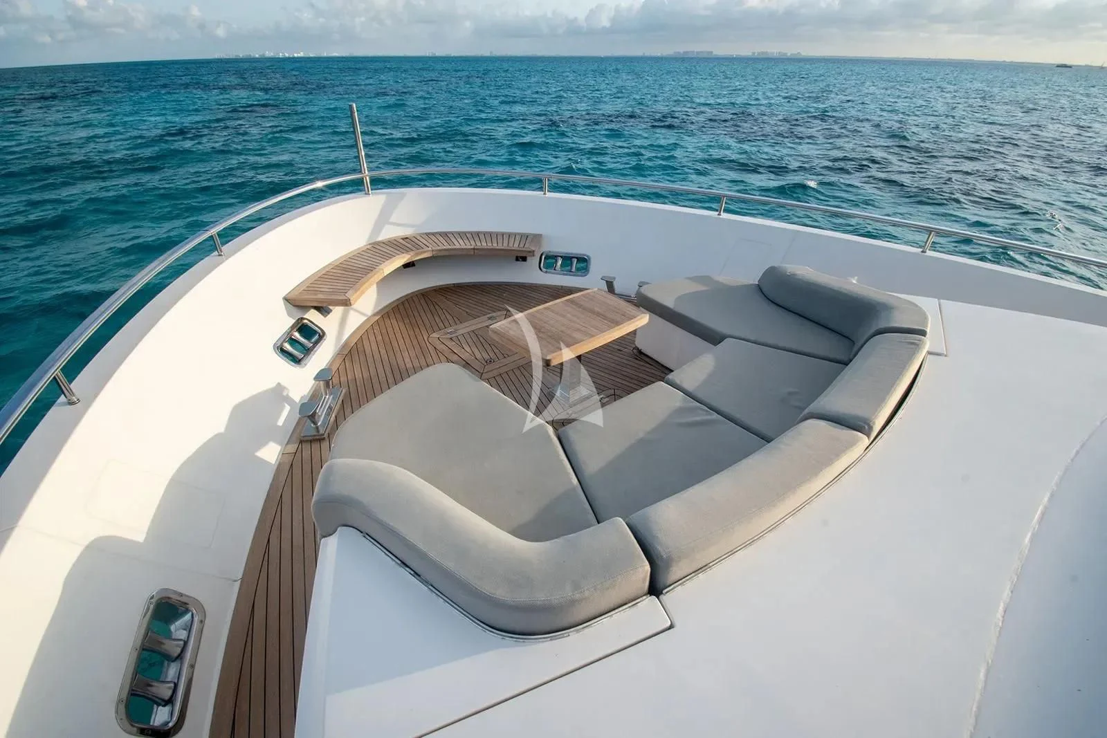 a boat on the water aboard MUMA Yacht for Sale