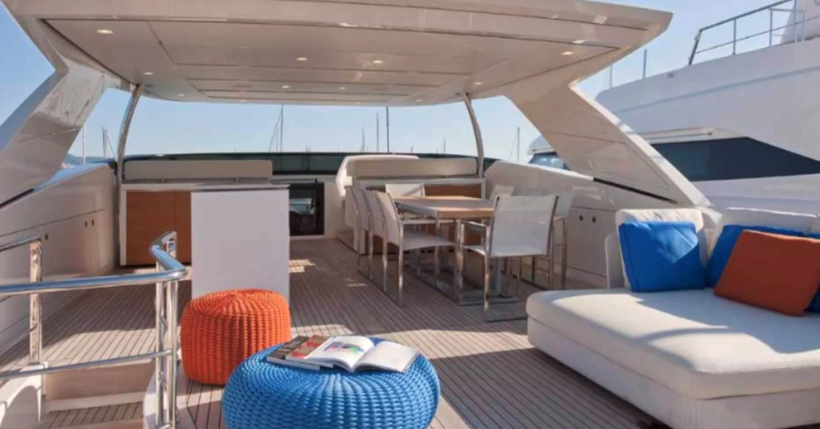 inside of a boat aboard MUMA Yacht for Sale