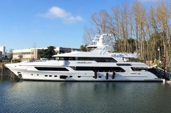 a yacht on the water aboard MISS MICHELLE Yacht for Sale