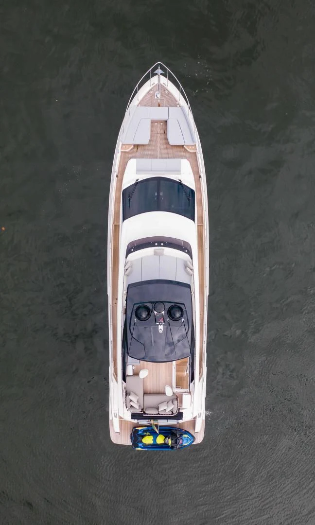 a person in a space suit aboard OUR TRADE Yacht for Sale