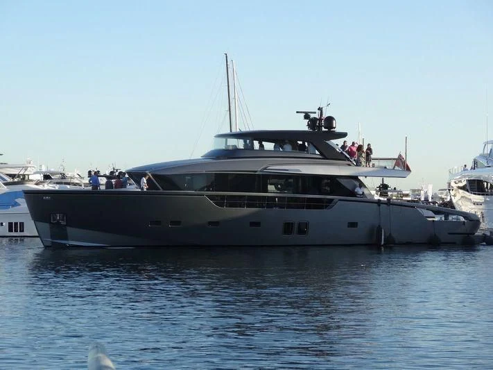a boat on the water aboard SANLORENZO SX88/01 Yacht for Sale