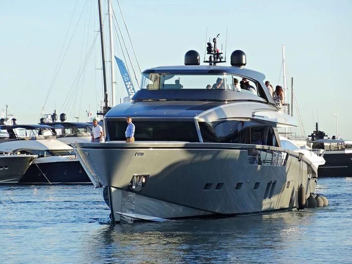 a group of boats in the water aboard SANLORENZO SX88/01 Yacht for Sale