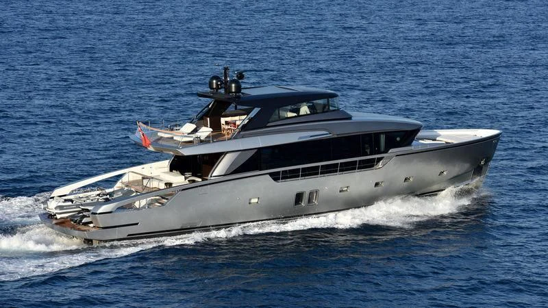 a boat on the water aboard SANLORENZO SX88/01 Yacht for Sale