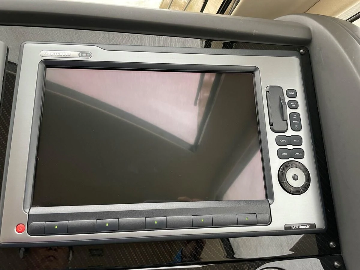 a silver microwave oven aboard GRACE ELLEN Yacht for Sale