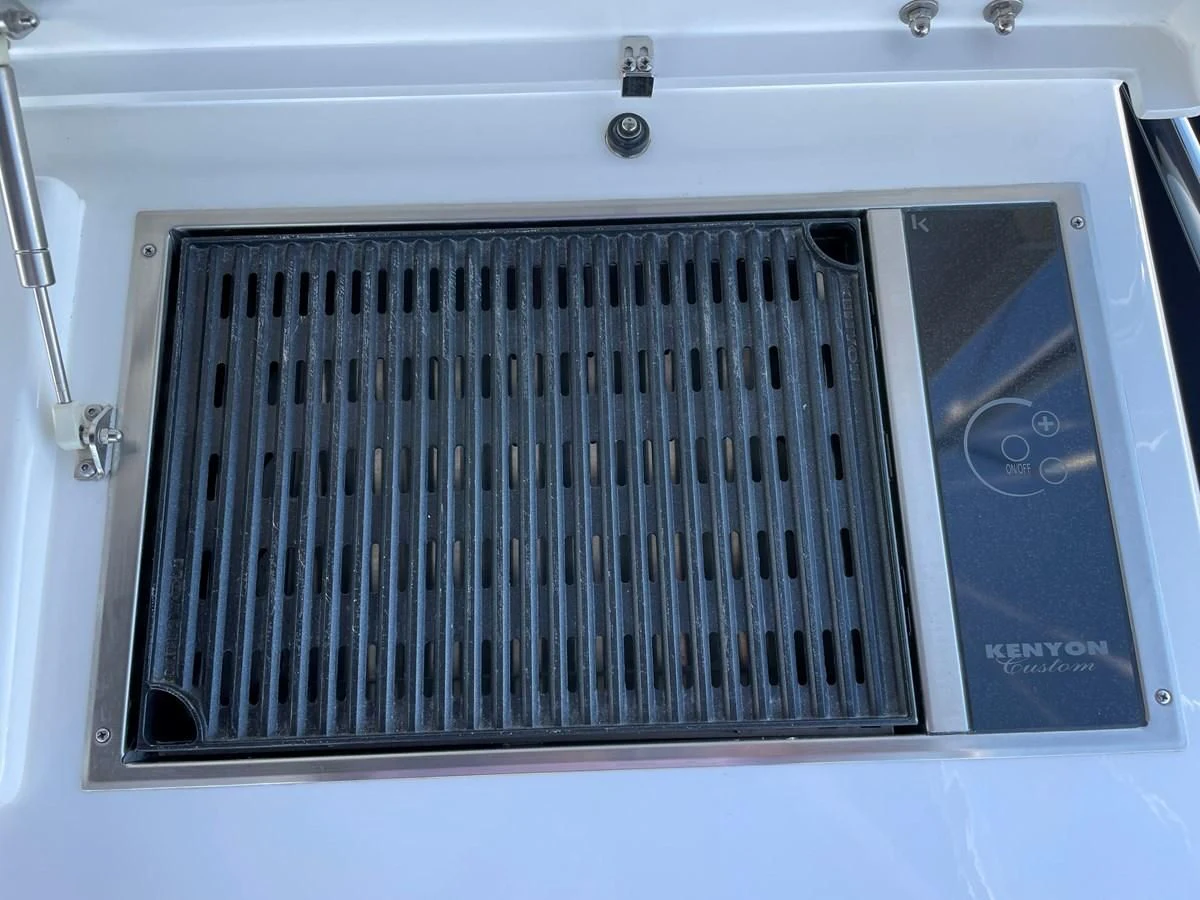 a white computer with a black case aboard GRACE ELLEN Yacht for Sale