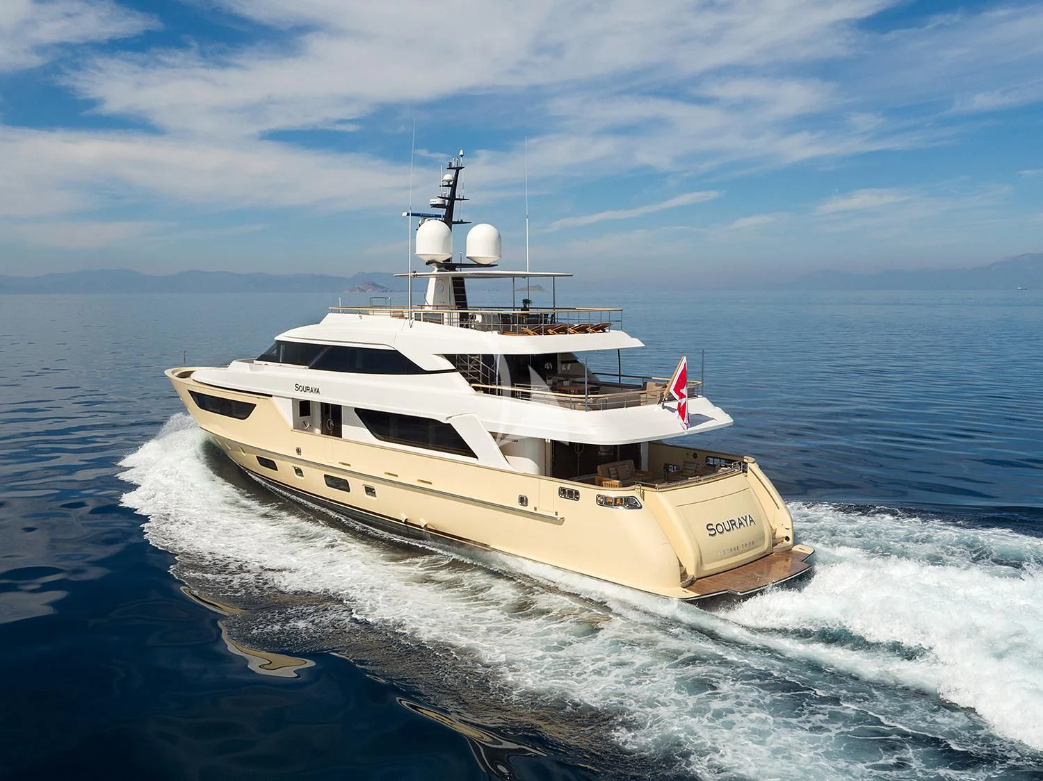 a boat on the water aboard SOURAYA Yacht for Sale
