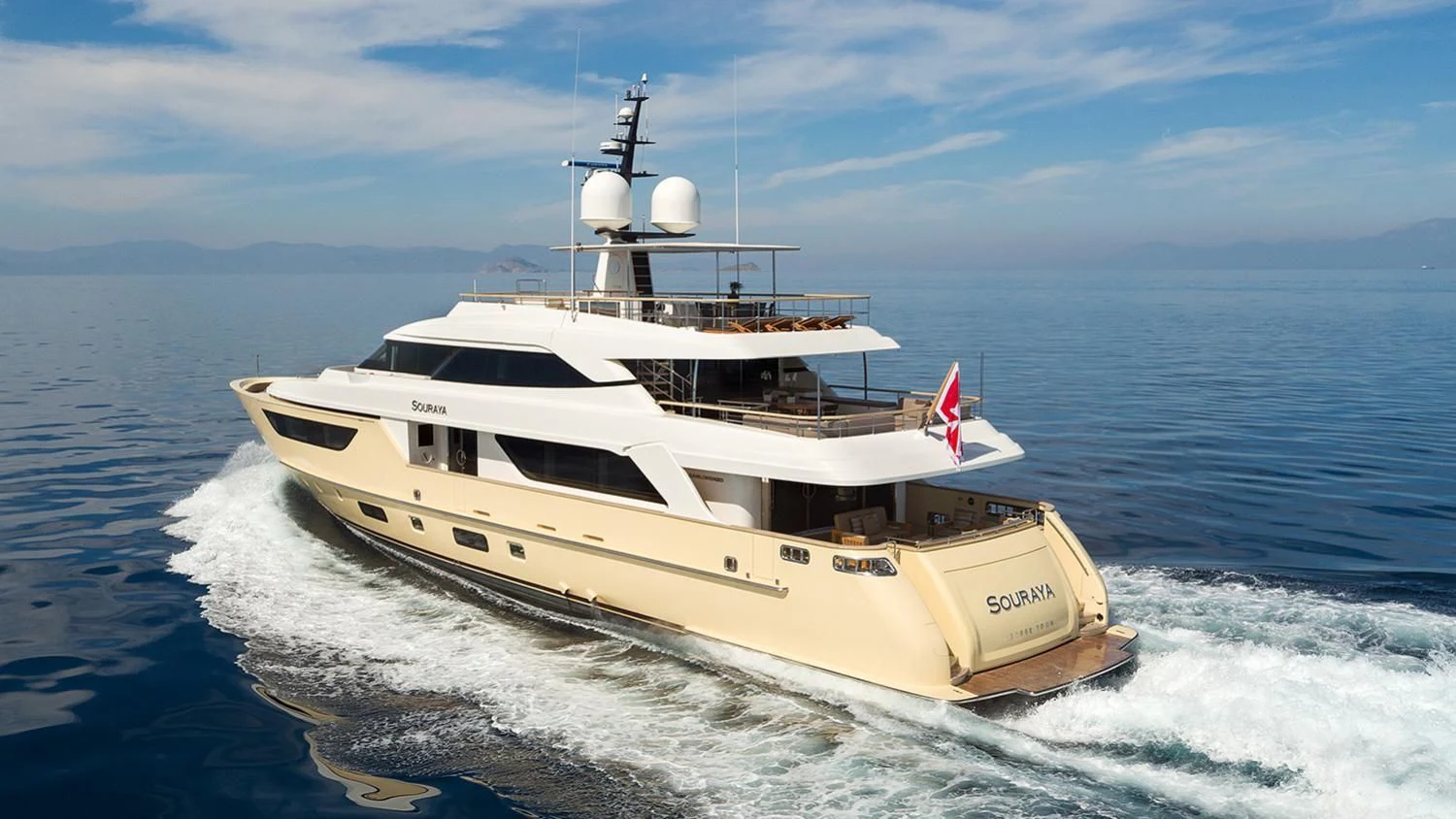 a boat on the water aboard SOURAYA Yacht for Sale