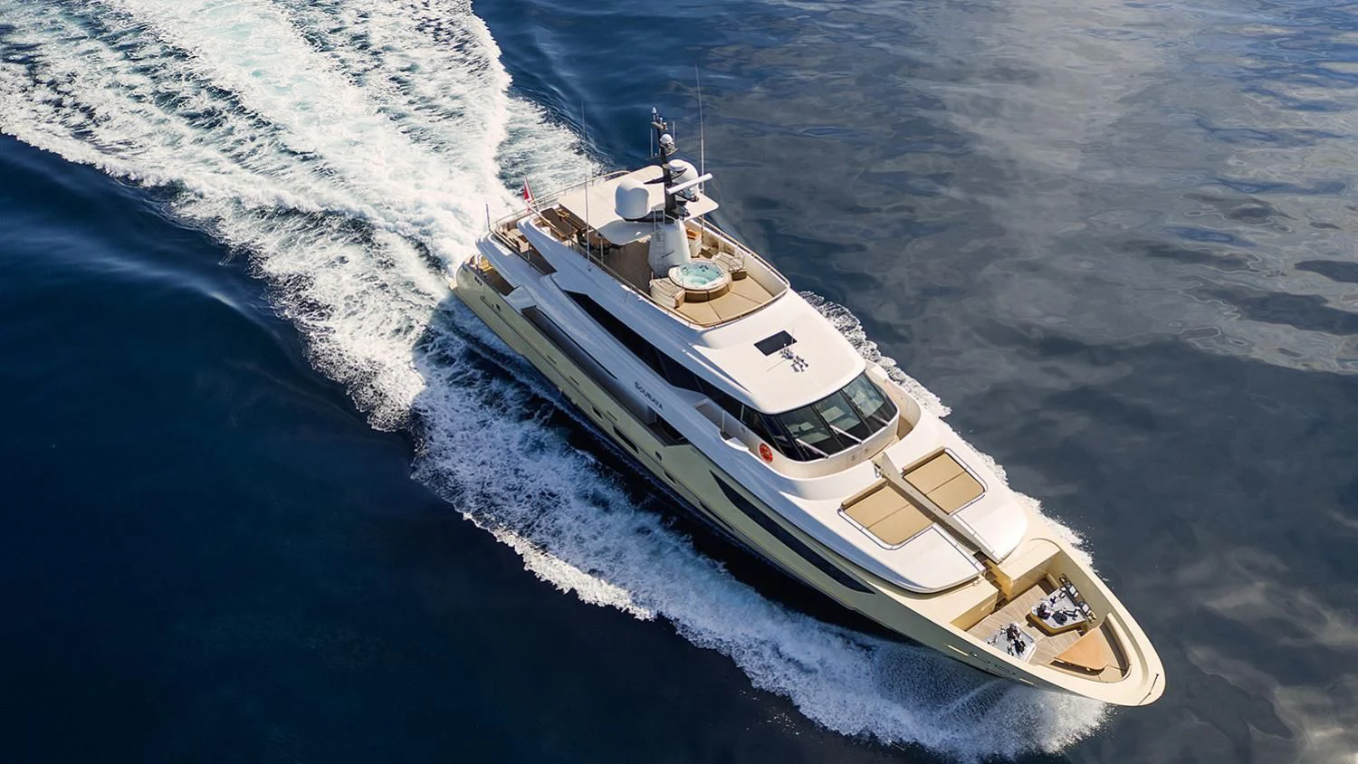 a boat on the water aboard SOURAYA Yacht for Sale