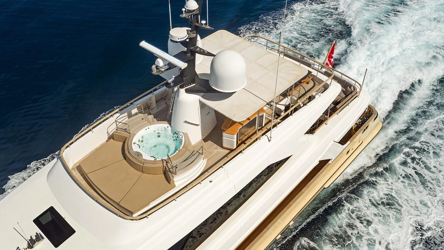 a ship on the water aboard SOURAYA Yacht for Sale