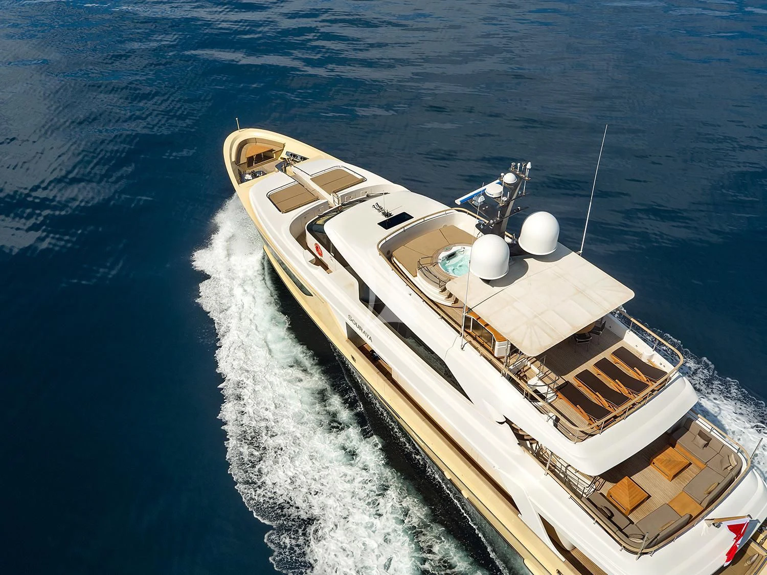 a boat on the water aboard SOURAYA Yacht for Sale