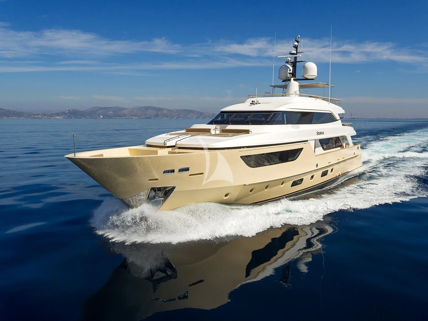 a boat on the water aboard SOURAYA Yacht for Sale