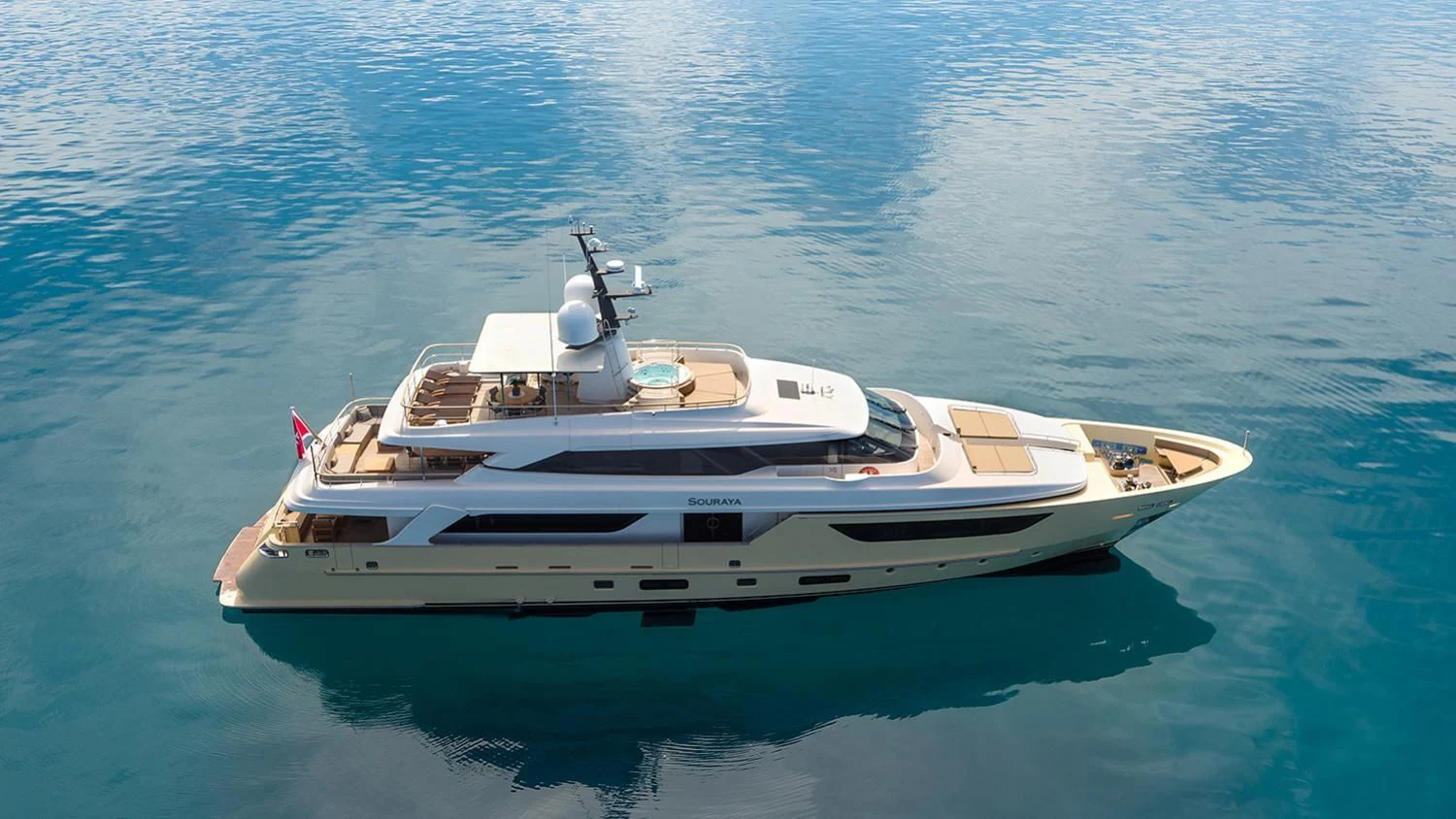 a boat on the water aboard SOURAYA Yacht for Sale