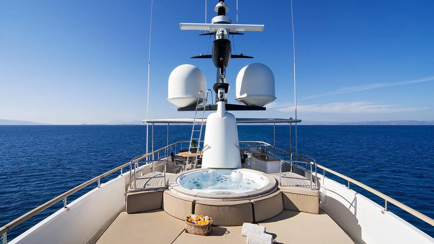 a space shuttle on a boat aboard SOURAYA Yacht for Sale