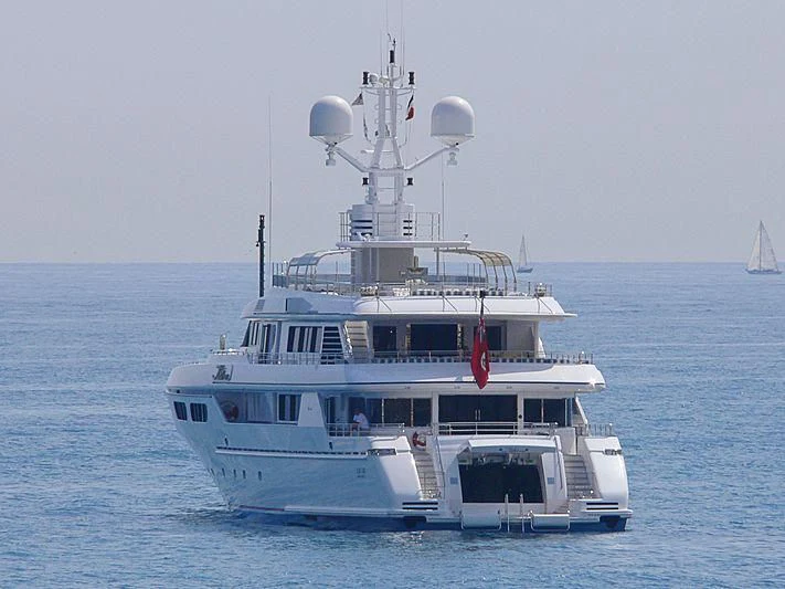 a boat in the water aboard EMERALD (YET) Yacht for Sale