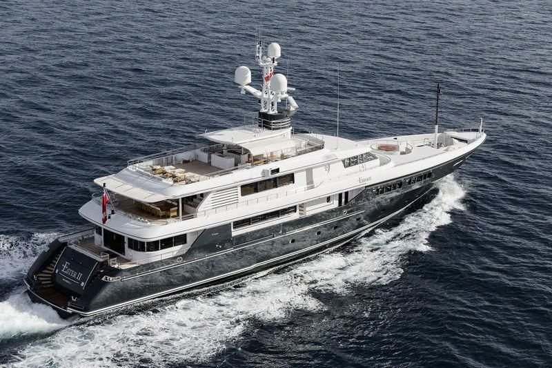 a ship on the water aboard EMERALD (YET) Yacht for Sale