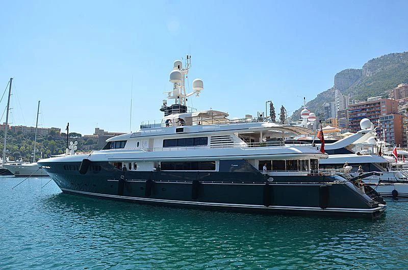 a boat in the water aboard EMERALD (YET) Yacht for Sale