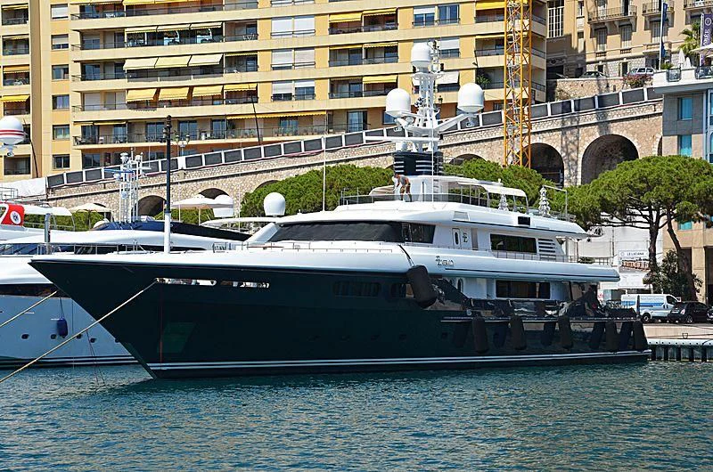 a boat in the water aboard EMERALD (YET) Yacht for Sale