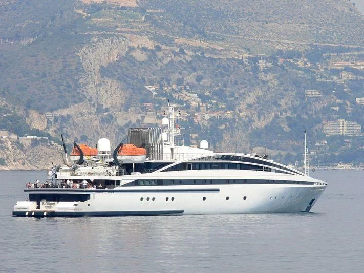 a boat on the water aboard ELEGANT 007 Yacht for Sale