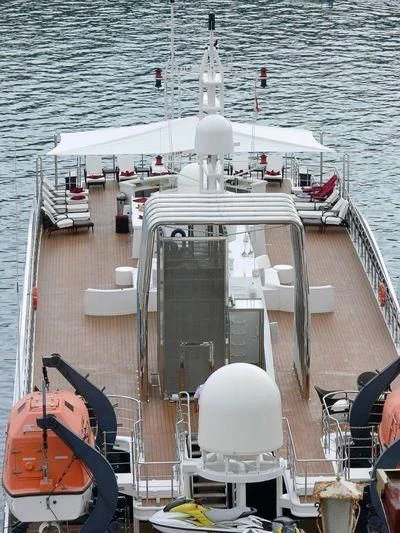a boat on the water aboard ELEGANT 007 Yacht for Sale