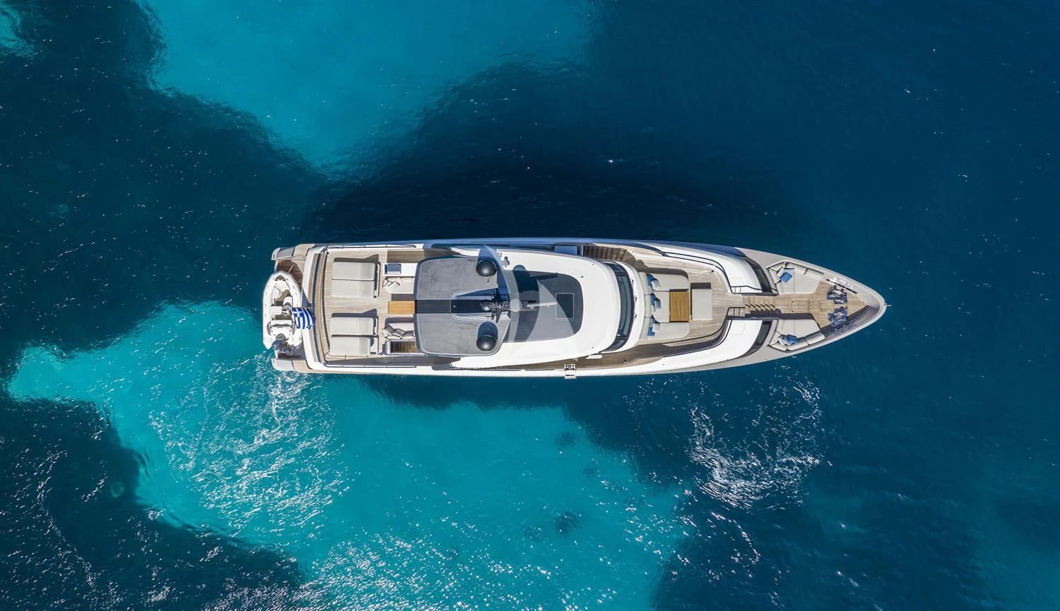 a satellite in space aboard FATSA Yacht for Sale