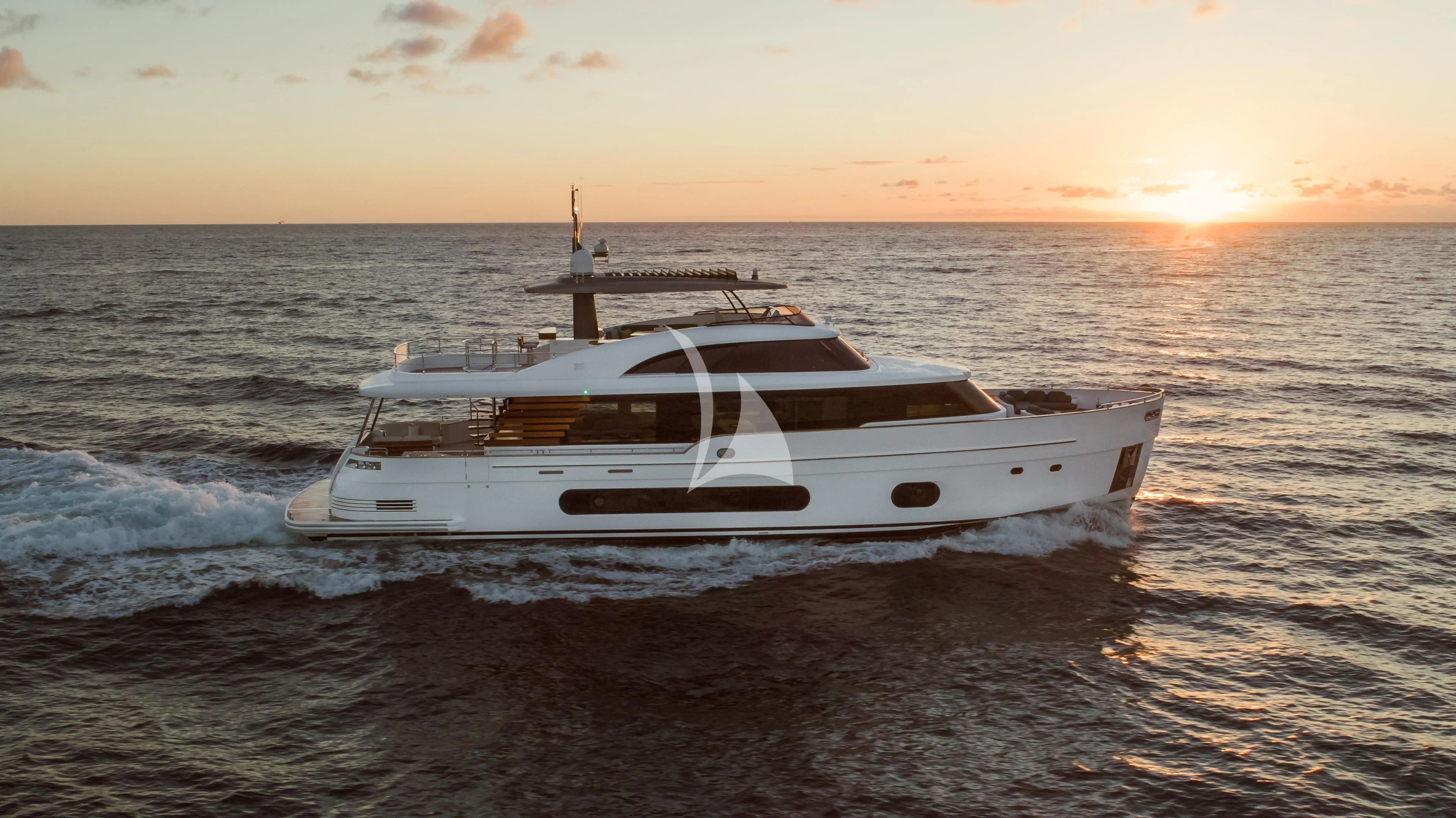 a white boat in the water aboard GUBA TIMES Yacht for Charter