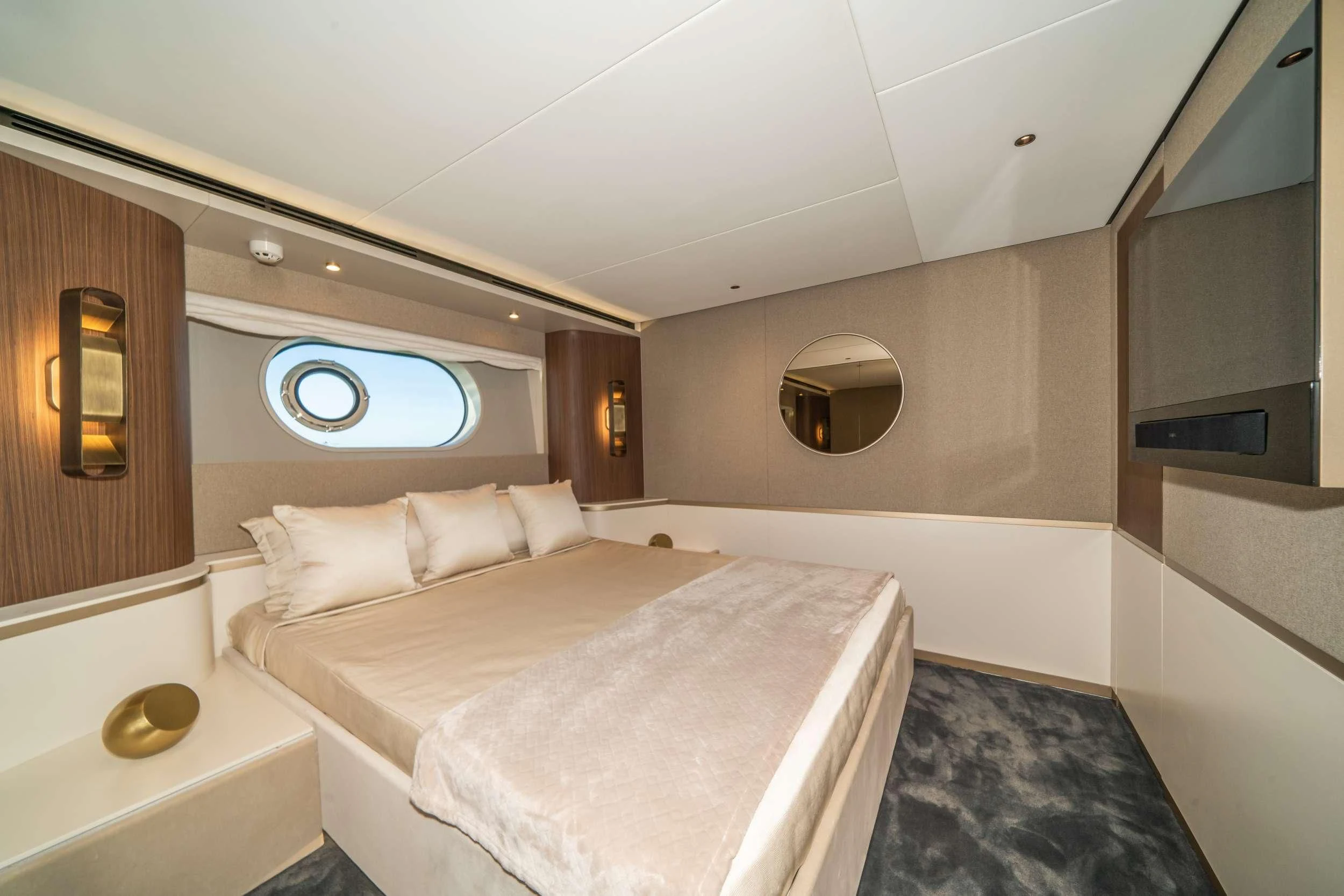 a large hotel room aboard GUBA TIMES Yacht for Charter