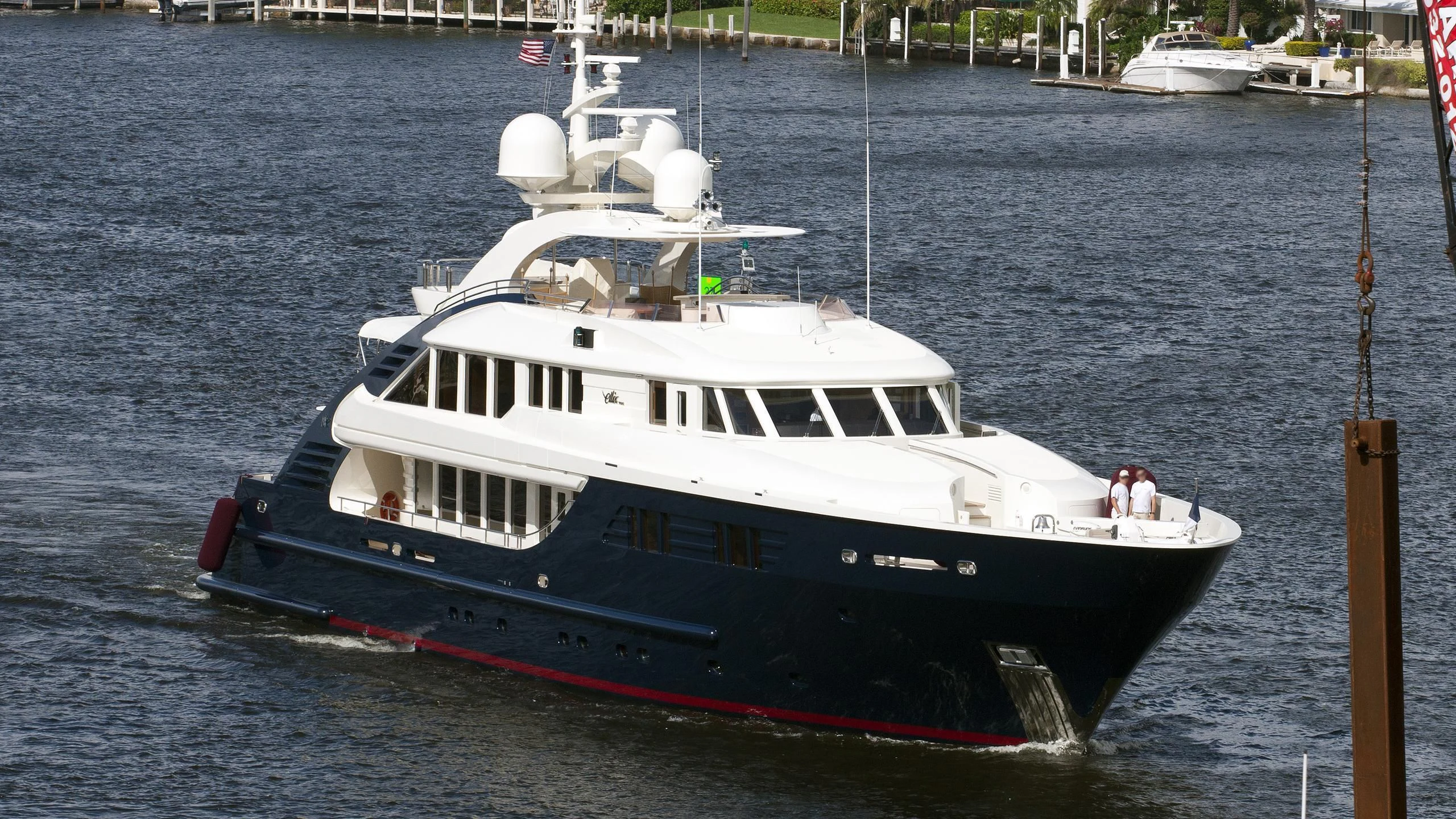 a boat on the water aboard LEDRA Yacht for Sale
