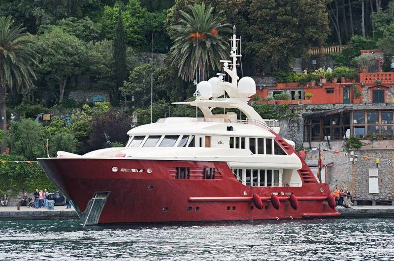 a boat on the water aboard LEDRA Yacht for Sale