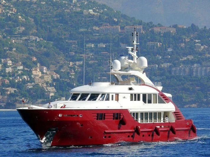 a boat on the water aboard LEDRA Yacht for Sale