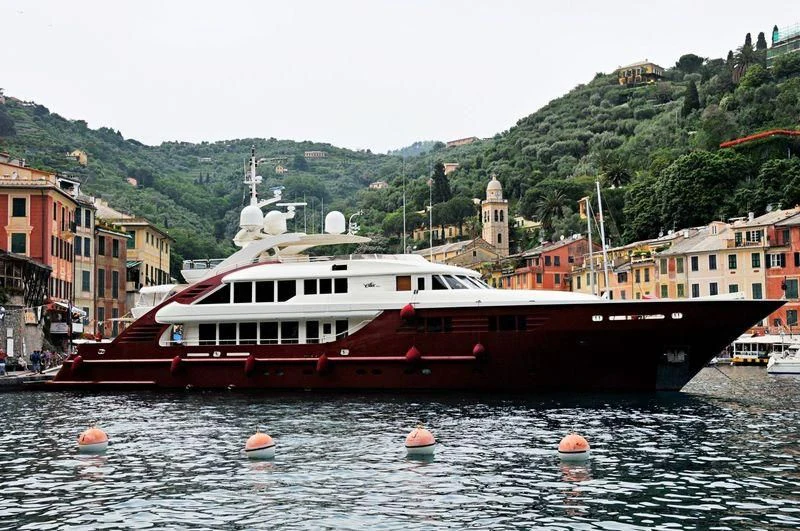 a boat in the water aboard LEDRA Yacht for Sale