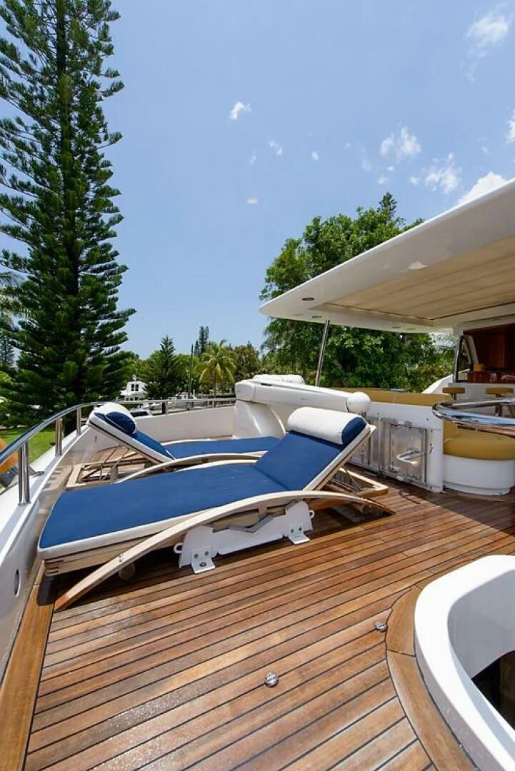 a boat on the water aboard XOXO Yacht for Sale