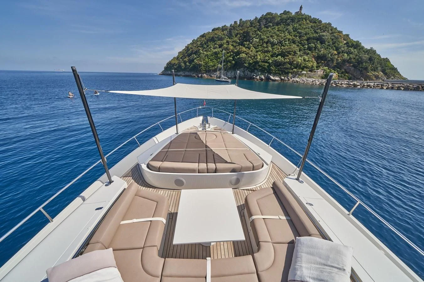 a boat on the water aboard HIT Yacht for Sale