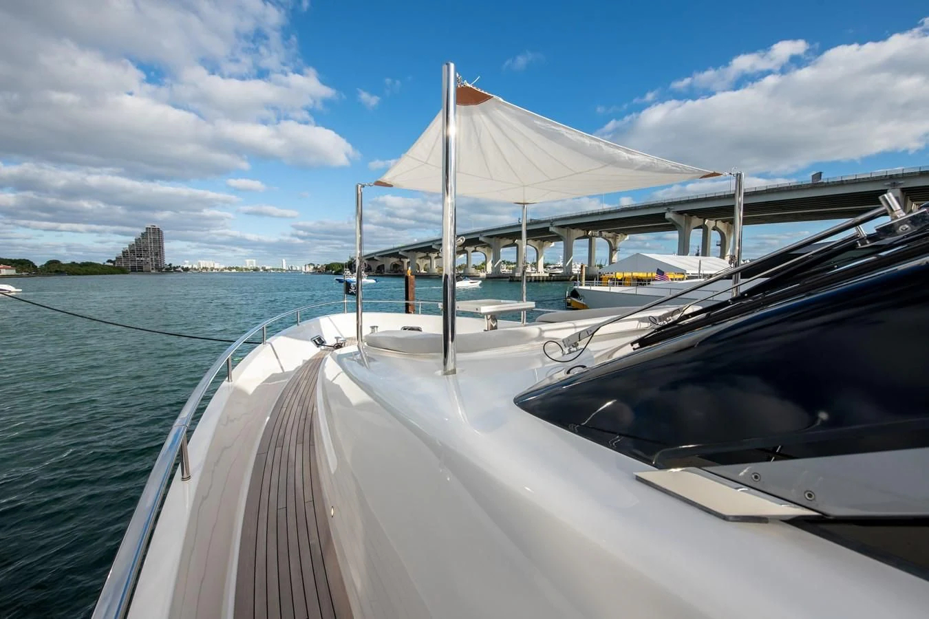 a boat on the water aboard MARAVI Yacht for Sale